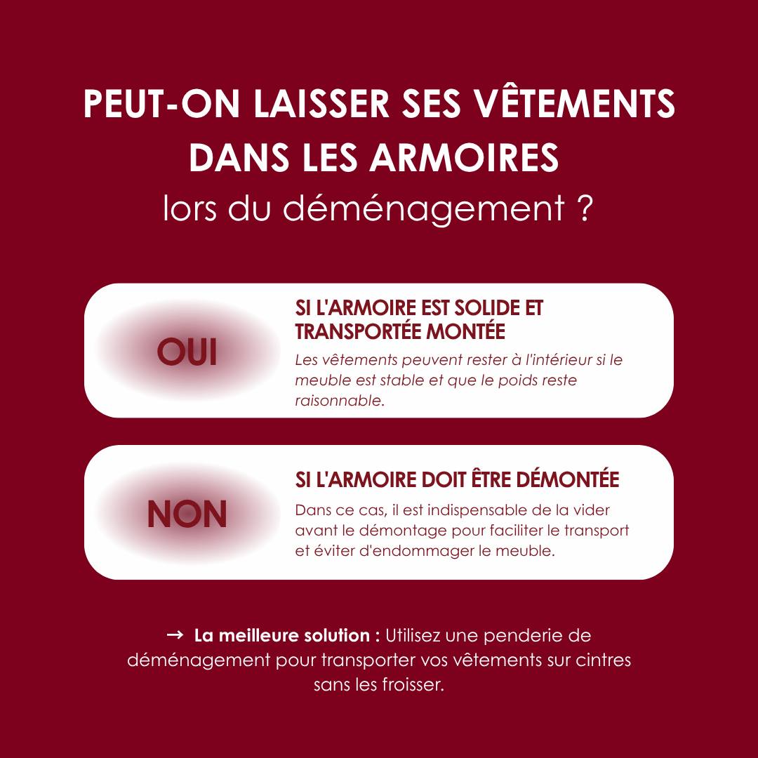 👕📦 Faut-il vraiment vider son armoire avant un déménagement ? La réponse dépend principalement du…
