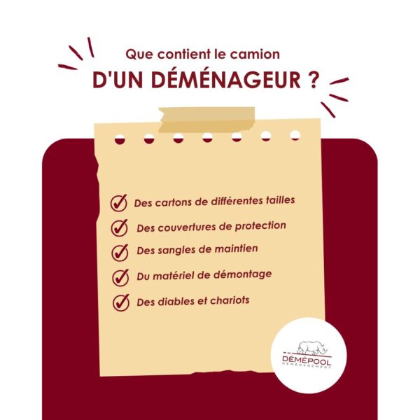 Bien plus que des cartons ! Pour garantir un transport en toute sécurité, un camion…