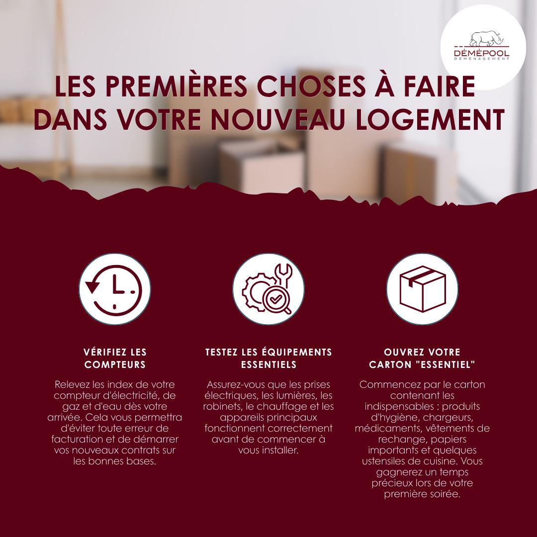 🏡 Vous venez d'emménager ? Prenez quelques minutes avant de tout déballer ! L'arrivée dans…