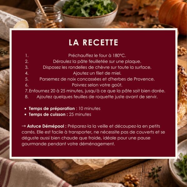 🍂🥧 La recette Démépoolienne du mois est arrivée ! Parce qu'un déménagement demande de l'énergie,…